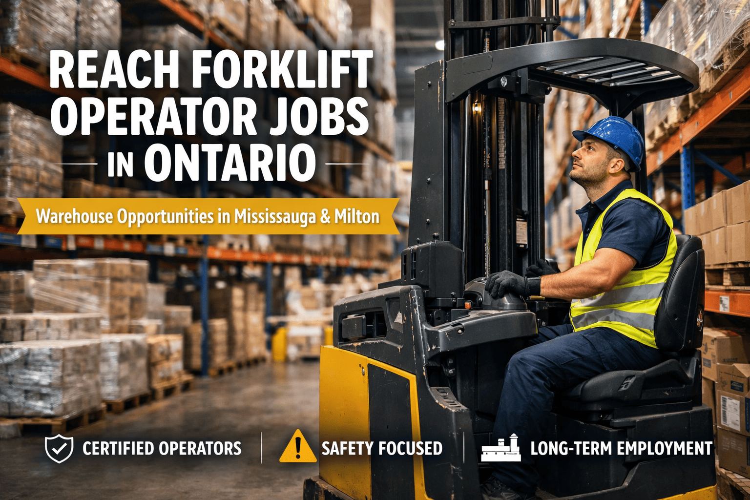 Reach Forklift Operator Jobs in Ontario – Warehouse Operations